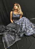 Blue Printed Lehenga Set